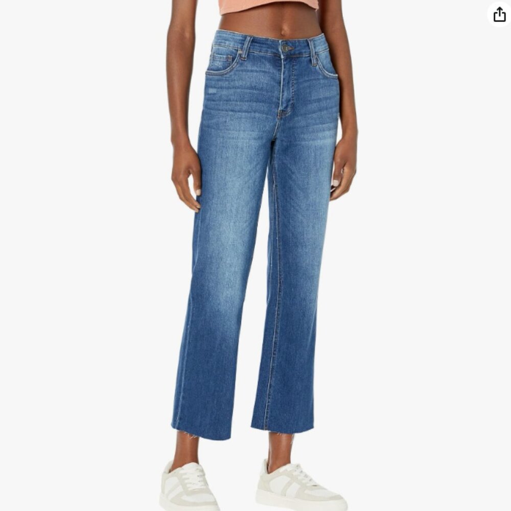 Kut from the Kloth jeans: kelsey high rise ankle flare